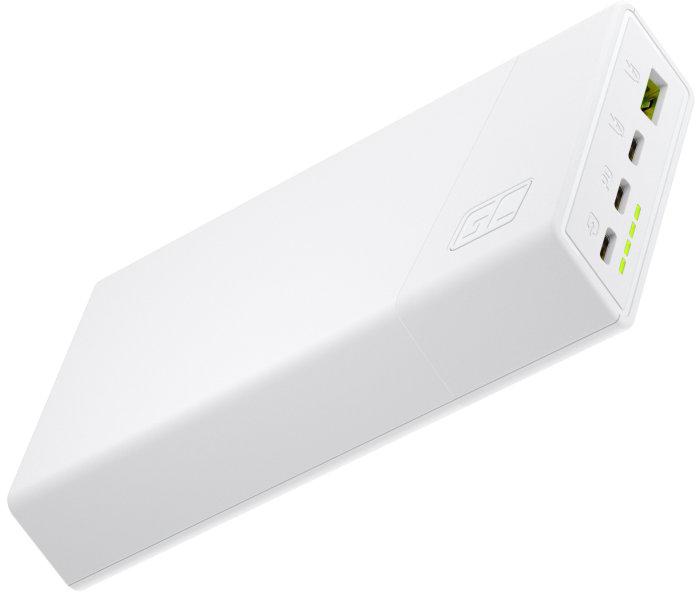 POWERBANK Green Cell PowerPlay20S 20000mAh PD 22,5W QC 3.0 3x USB-C BIAŁY - obrazek 3