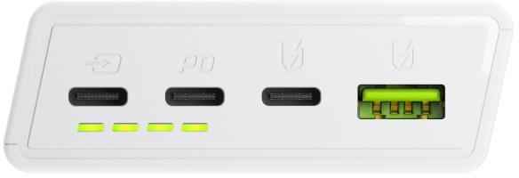POWERBANK Green Cell PowerPlay20S 20000mAh PD 22,5W QC 3.0 3x USB-C BIAŁY - obrazek 4