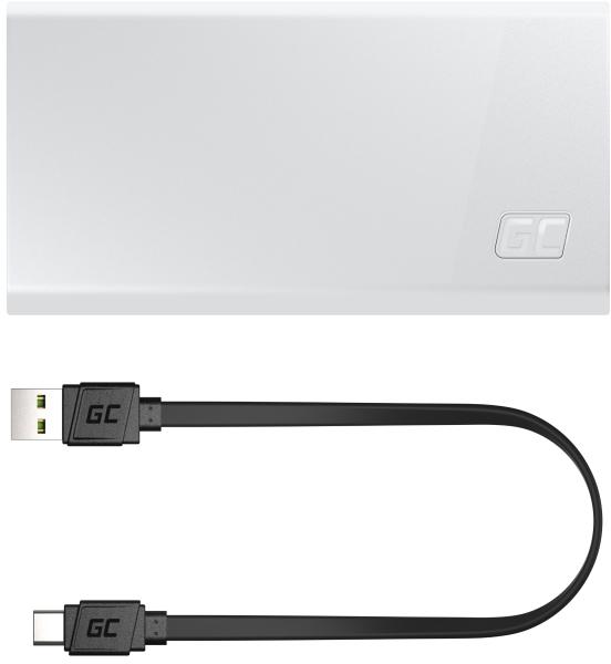 POWERBANK Green Cell PowerPlay20S 20000mAh PD 22,5W QC 3.0 3x USB-C BIAŁY - obrazek 5