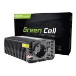 PRZETWORNICA NAPIĘCIA Green Cell 24V / 230V 300W/600W MODYFIKOWANA SINUSOIDA