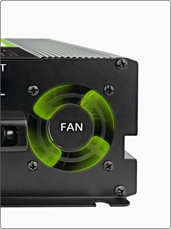 PRZETWORNICA NAPIĘCIA Green Cell PowerInverter LCD 12V / 230V 2000W/4000W CZYSTA SINUSOIDA - obrazek 4