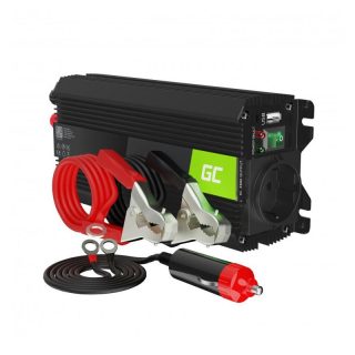 PRZETWORNICA NAPIĘCIA INWERTER Green Cell PRO 24V / 230V 500W/1000W MODYFIKOWANA SINUSOIDA INVGC04