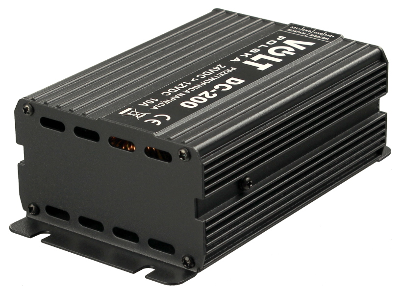 PRZETWORNICA VOLT POLSKA DC-200 120W 24/12V 2 PRZETWORNICA VOLT POLSKA DC-200 120W 24/12V - obrazek 2