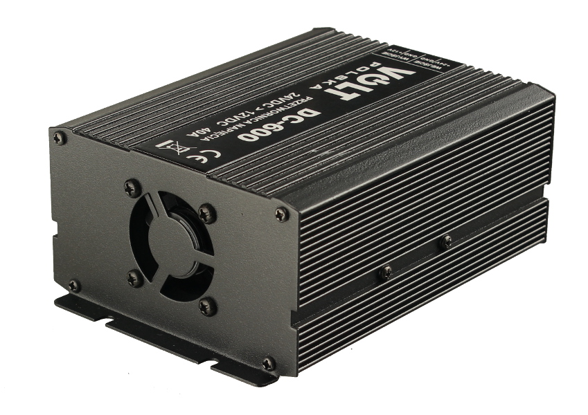 PRZETWORNICA VOLT POLSKA DC-600 480W 24/12V 2 PRZETWORNICA VOLT POLSKA DC-600 480W 24/12V - obrazek 2