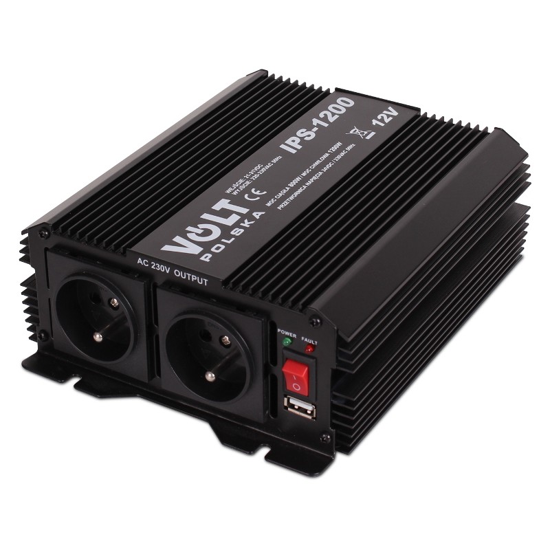 PRZETWORNICA VOLT POLSKA IPS-1200 12V 230V 800/1200W