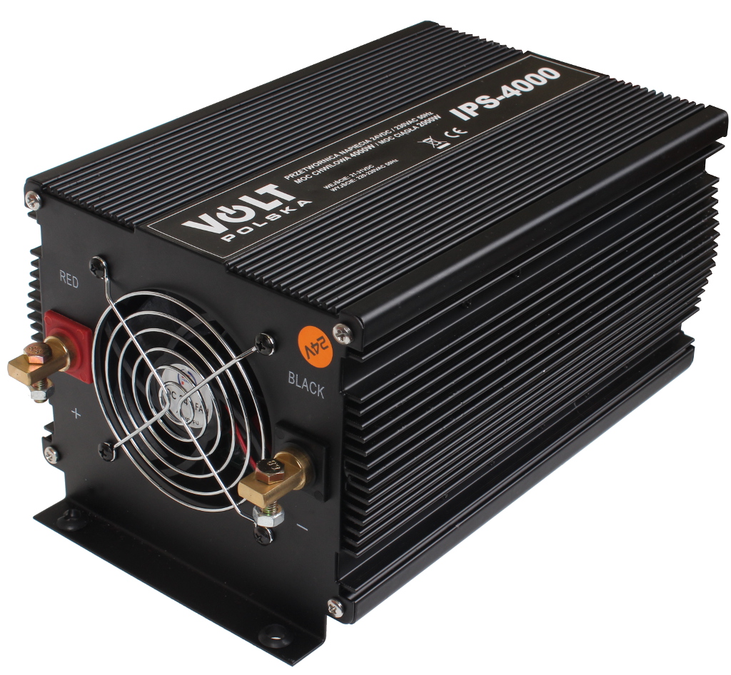 PRZETWORNICA VOLT POLSKA IPS-4000 24V / 230V 2000/4000W 1 PRZETWORNICA VOLT POLSKA IPS-4000 24V / 230V 2000/4000W