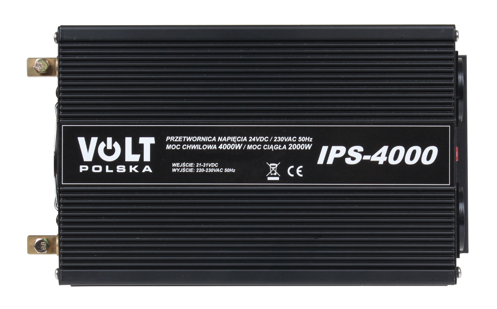PRZETWORNICA VOLT POLSKA IPS-4000 24V / 230V 2000/4000W 3 PRZETWORNICA VOLT POLSKA IPS-4000 24V / 230V 2000/4000W - obrazek 3