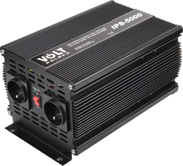 PRZETWORNICA VOLT POLSKA IPS-5000 12V / 230V 2500/5000 W 1 PRZETWORNICA VOLT POLSKA IPS-5000 12V / 230V 2500/5000 W