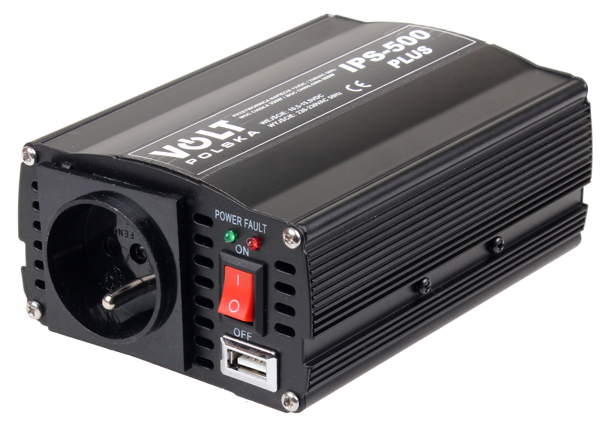 PRZETWORNICA VOLT POLSKA IPS-500 PLUS 12V / 230V 350/500 W 1 PRZETWORNICA VOLT POLSKA IPS-500 PLUS 12V / 230V 350/500 W