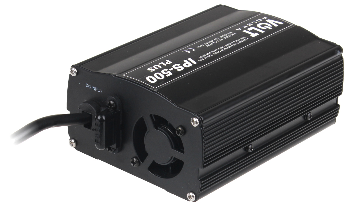 PRZETWORNICA VOLT POLSKA IPS-500 PLUS 12V / 230V 350/500 W 2 PRZETWORNICA VOLT POLSKA IPS-500 PLUS 12V / 230V 350/500 W - obrazek 2