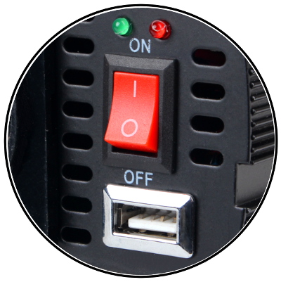 PRZETWORNICA VOLT POLSKA IPS-500 PLUS 24V / 230V 350/500 W - obrazek 3