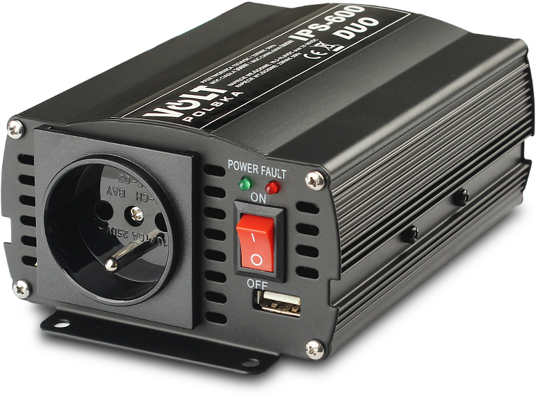PRZETWORNICA VOLT POLSKA IPS-600 DUO 12V 24V/230V 300/600W 1 PRZETWORNICA VOLT POLSKA IPS-600 DUO 12V 24V/230V 300/600W