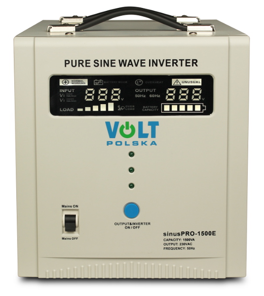 PRZETWORNICA VOLT POLSKA SINUSPRO-1500E 12V 1050/1500W 3 PRZETWORNICA VOLT POLSKA SINUSPRO-1500E 12V 1050/1500W - obrazek 3
