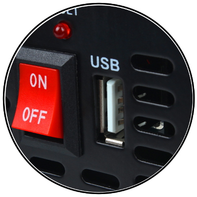 PRZETWORNICA VOLT POLSKA SINUS 3000 12V / 230V 1500/3000W - obrazek 5