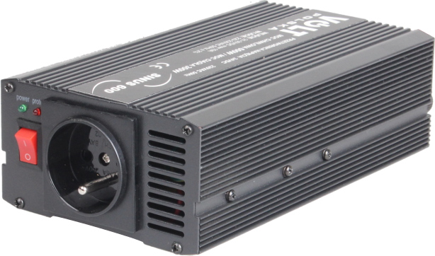 PRZETWORNICA VOLT POLSKA SINUS 600 24V / 230V 300/600W 1 PRZETWORNICA VOLT POLSKA SINUS 600 24V / 230V 300/600W
