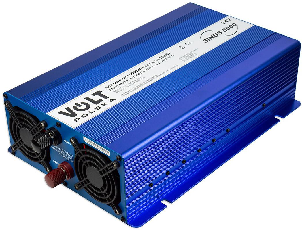 PRZETWORNICA VOLT POLSKA SINUS ECO 5000 24V / 230V 2500/5000W - obrazek 4