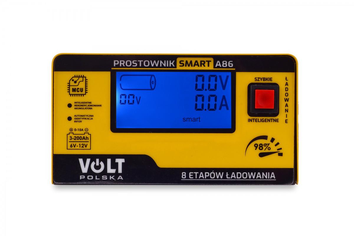 Prostownik Smart Volt Polska 6V/12V 15A A86 - obrazek 3