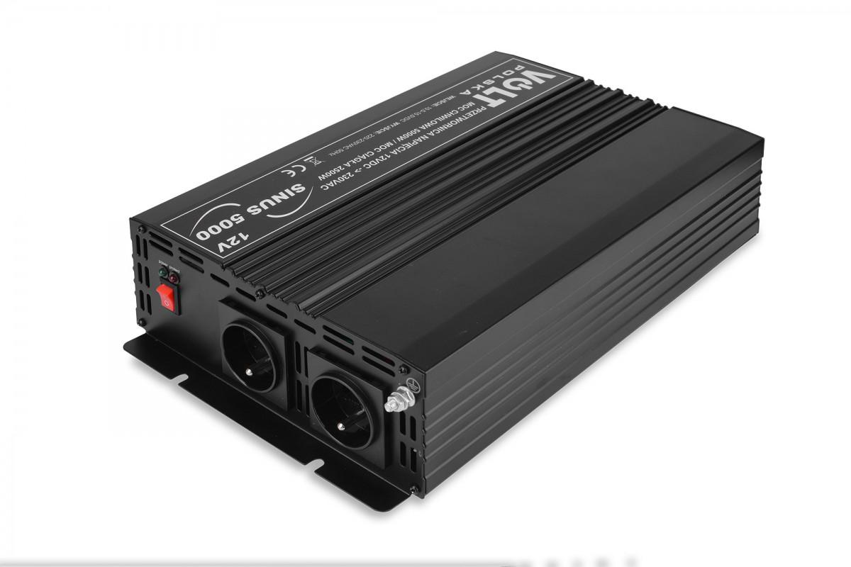Przetwornica VOLT POLSKA Sinus 5000 12V / 230V 2500/5000W 2 Przetwornica VOLT POLSKA Sinus 5000 12V / 230V 2500/5000W - obrazek 2