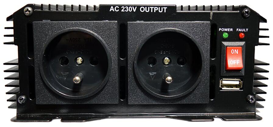 Przetwornica Volt Polska IPS-2000N 24V / 230V 1000/2000W - obrazek 3