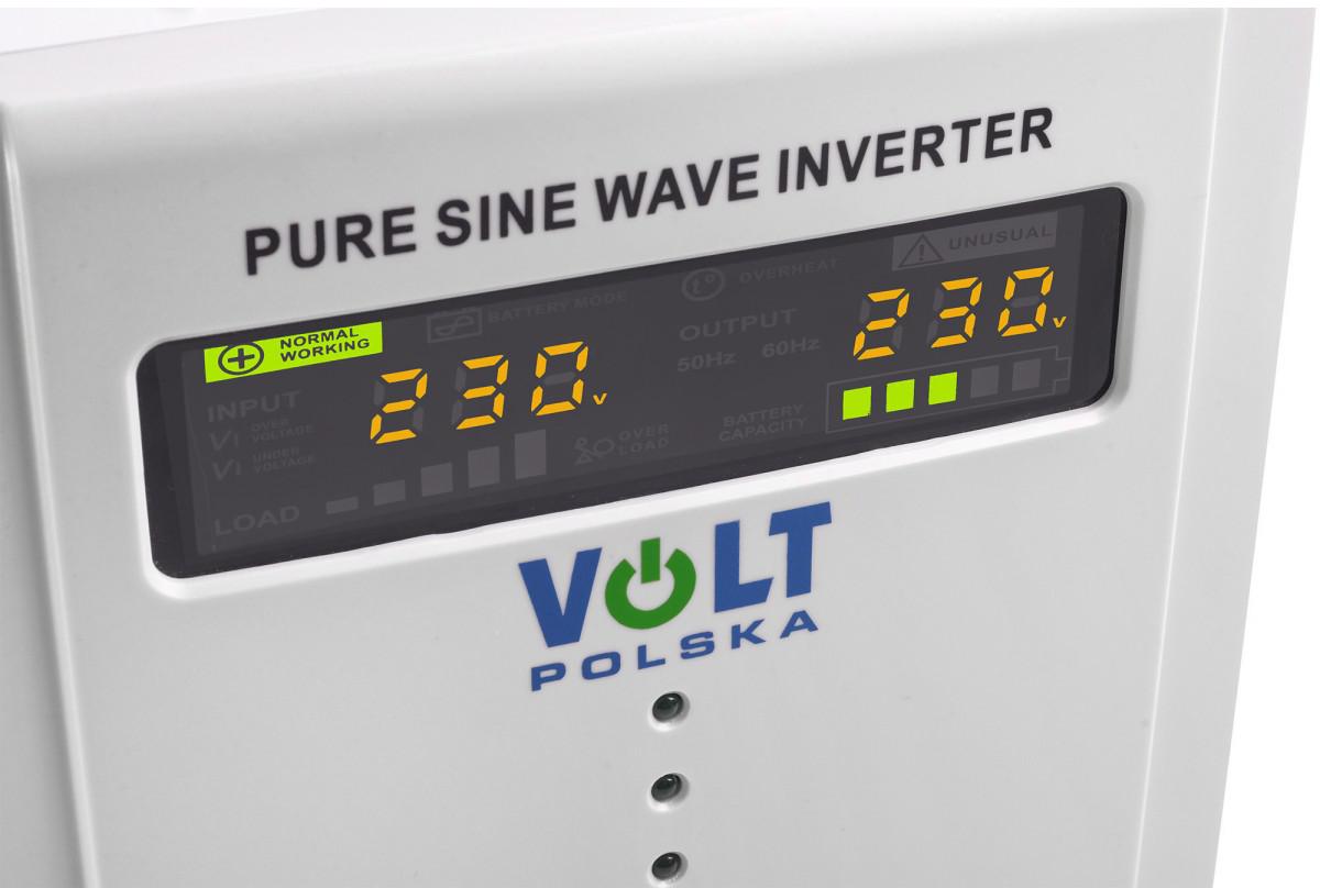 Przetwornica Volt Polska SinusPro 2000E 2000VA 12V 1250/2000W - obrazek 2