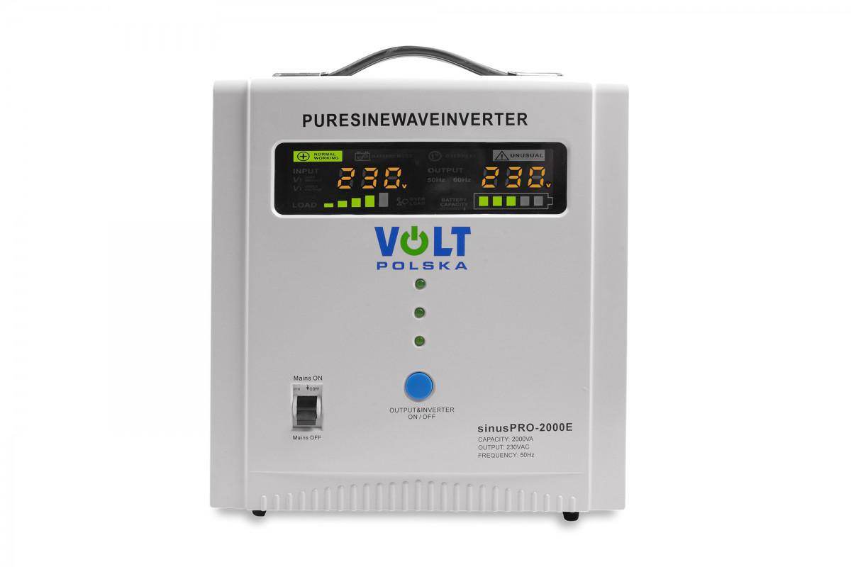 Przetwornica Volt Polska SinusPro 2000E 2000VA 12V 1250/2000W - obrazek 4