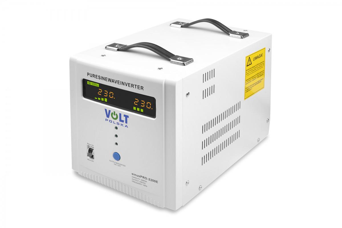 Przetwornica Volt Polska SinusPro 2200E 2200VA 12V 1600/2200W 3 Przetwornica Volt Polska SinusPro 2200E 2200VA 12V 1600/2200W - obrazek 3