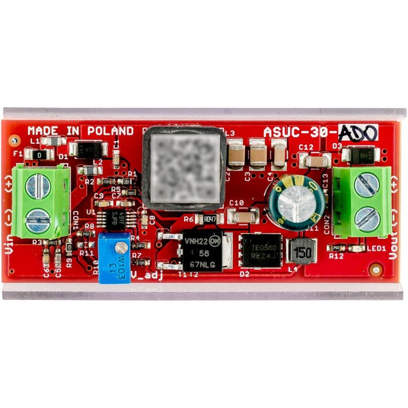 Przetwornica podnosząca napięcie z regulacją 12...48V ATTE ASUC-30-AD0-OF 1 Przetwornica podnosząca napięcie z regulacją 12...48V ATTE ASUC-30-AD0-OF