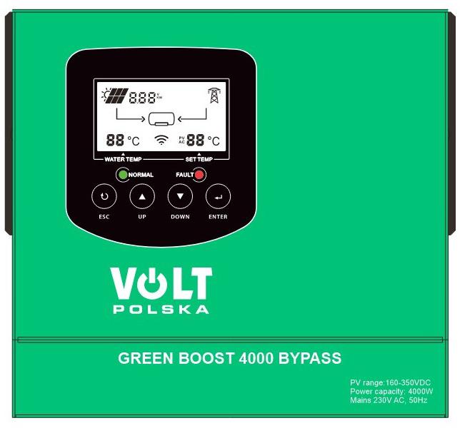 Przetwornica solarna VOLT POLSKA GREEN BOOST 4000 BYPASS (160-350VDC) - obrazek 2