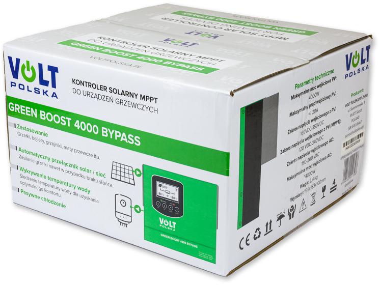 Przetwornica solarna VOLT POLSKA GREEN BOOST 4000 BYPASS (160-350VDC) - obrazek 4