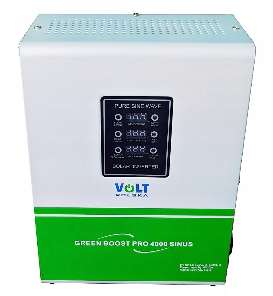 Przetwornica solarna VOLT POLSKA GREEN BOOST PRO 4000 SINUS (110-500VDC) - obrazek 2