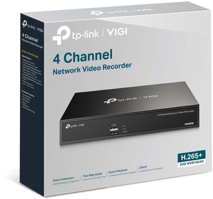 REJESTRATOR TP-LINK VIGI NVR1004H 2 REJESTRATOR TP-LINK VIGI NVR1004H - obrazek 2