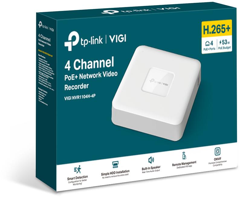 REJESTRATOR TP-LINK VIGI NVR1104H-4P 5 REJESTRATOR TP-LINK VIGI NVR1104H-4P - obrazek 5