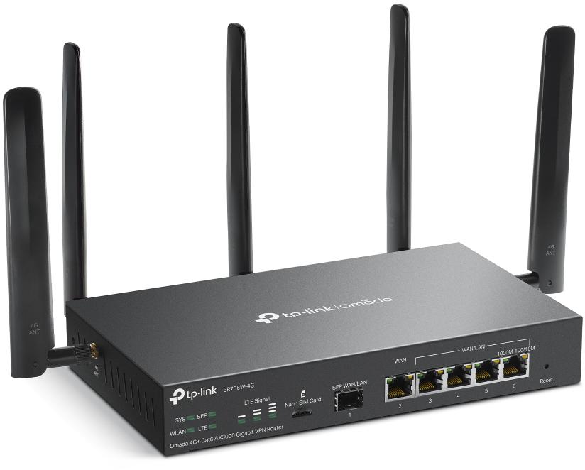 ROUTER TP-LINK 4G LTE Cat6 Omada AX3000 (ER706W-4G) 5 ROUTER TP-LINK 4G LTE Cat6 Omada AX3000 (ER706W-4G) - obrazek 5