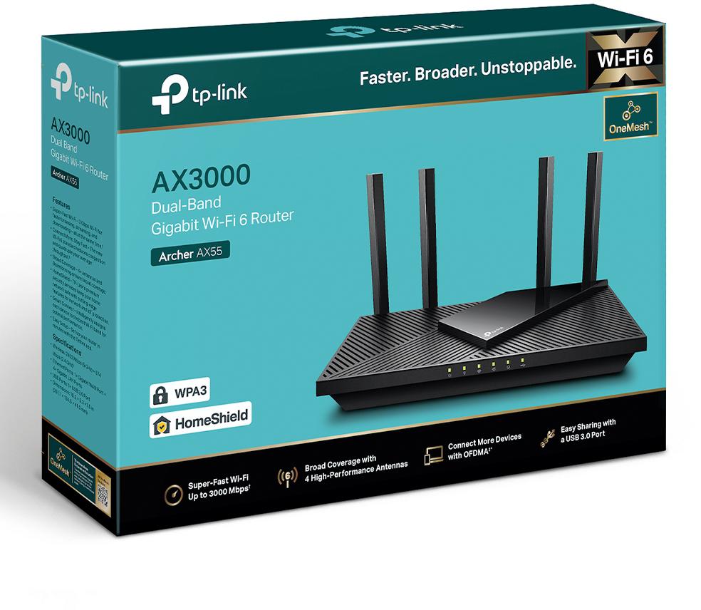 ROUTER TP-LINK ARCHER AX55 Wi-Fi 6 2 ROUTER TP-LINK ARCHER AX55 Wi-Fi 6 - obrazek 2