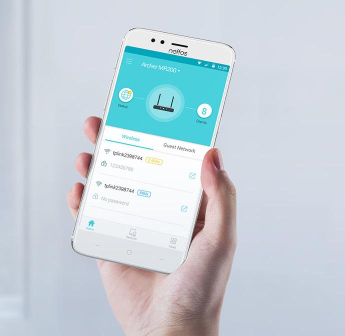 ROUTER TP-LINK MR200 AC750 4G LTE 1 ROUTER TP-LINK MR200 AC750 4G LTE