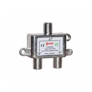 ROZGAŁĘŹNIK-SPLITER 5-2400 Mhz CORAB 2 DROŻNY Z PRZEJŚCIEM NAPIĘCIA