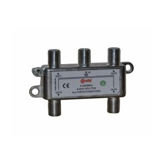 ROZGAŁĘŹNIK-SPLITER 5-2400 Mhz CORAB 4 DROŻNY Z PRZEJŚCIEM NAPIĘCIA