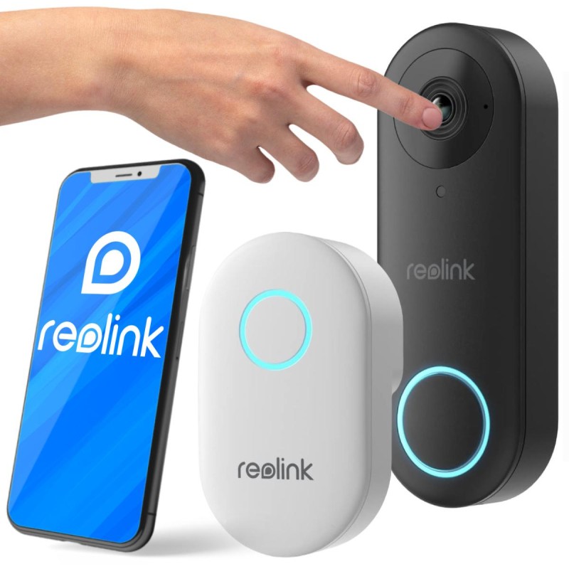 Reolink bezprzewodowy wideo dzwonek Wi-Fi 5MPx 1 Reolink bezprzewodowy wideo dzwonek Wi-Fi 5MPx