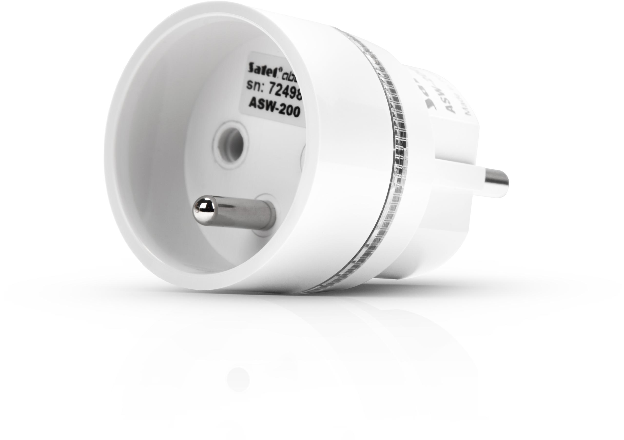 SATEL BE WAVE Inteligentna wtyczka EURO Smart Plug E W ASW-200 E-W ABAX2 - obrazek 2