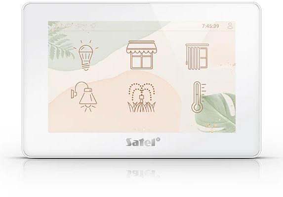 SATEL Manipulator z ekranem dotykowym 7" INT-TSH2R-W biały - obrazek 6