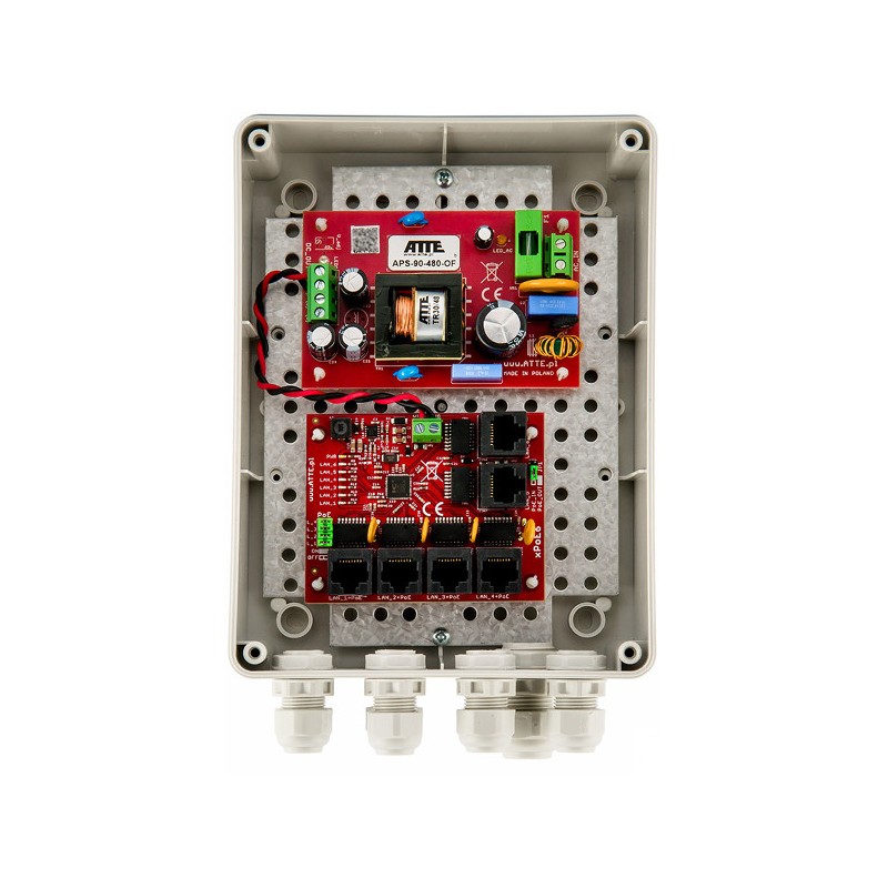 SWITCH 5-PORTOWY POE ATTE IP-5-11-M2 1 SWITCH 5-PORTOWY POE ATTE IP-5-11-M2
