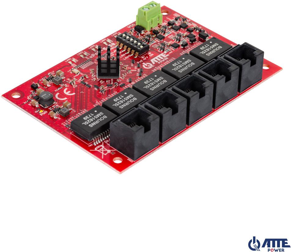 SWITCH 5-PORTOWY POE ATTE xPoE-5-50-OF 3 SWITCH 5-PORTOWY POE ATTE xPoE-5-50-OF - obrazek 3