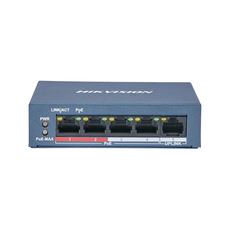 SWITCH POE HIKVISION DS-3E0105P-E/M(B) 1 SWITCH POE HIKVISION DS-3E0105P-E/M(B)