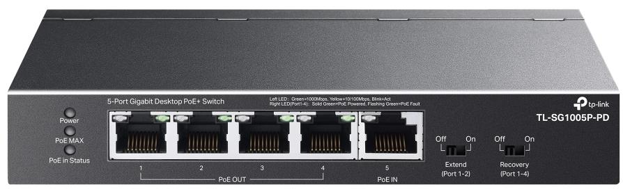 SWITCH TP-LINK TL-SG1005P-PD (POE++) - obrazek 5