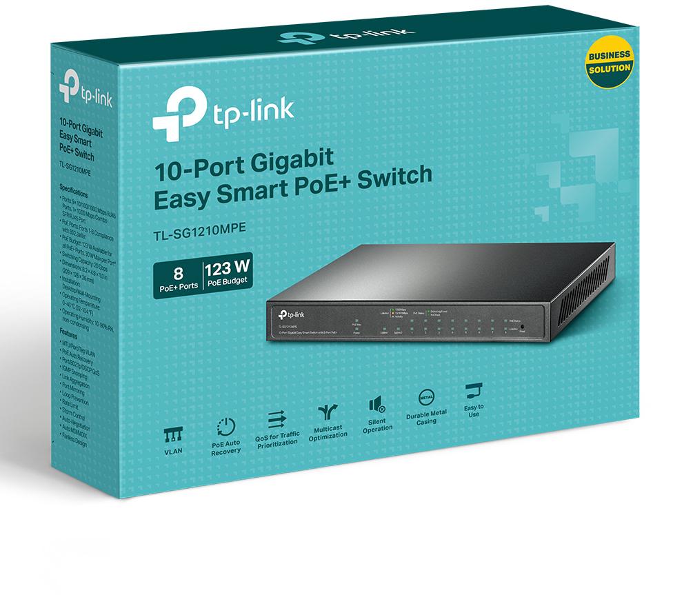 SWITCH TP-LINK TL-SG1210MPE 3 SWITCH TP-LINK TL-SG1210MPE - obrazek 3