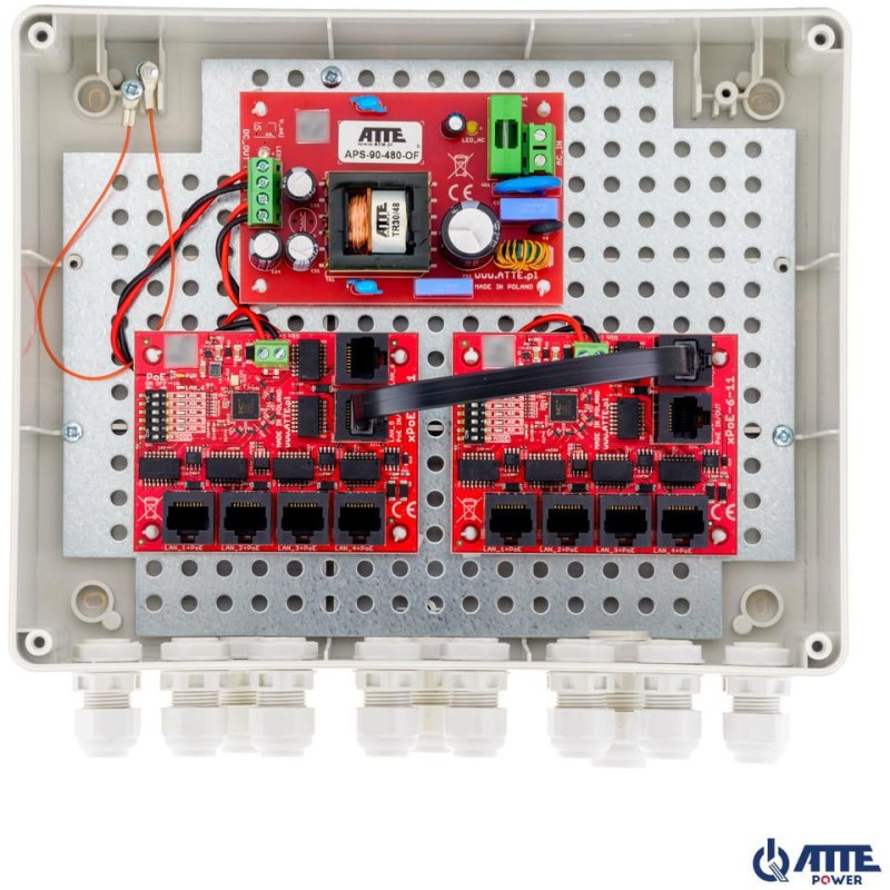 SWITCH ZEWNĘTRZNY 10-PORTOWY POE ATTE IP-9-11-L2 1 SWITCH ZEWNĘTRZNY 10-PORTOWY POE ATTE IP-9-11-L2