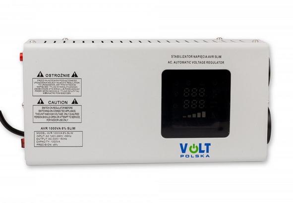 Stabilizator napięcia Volt Polska AVR 1000VA Slim - obrazek 5