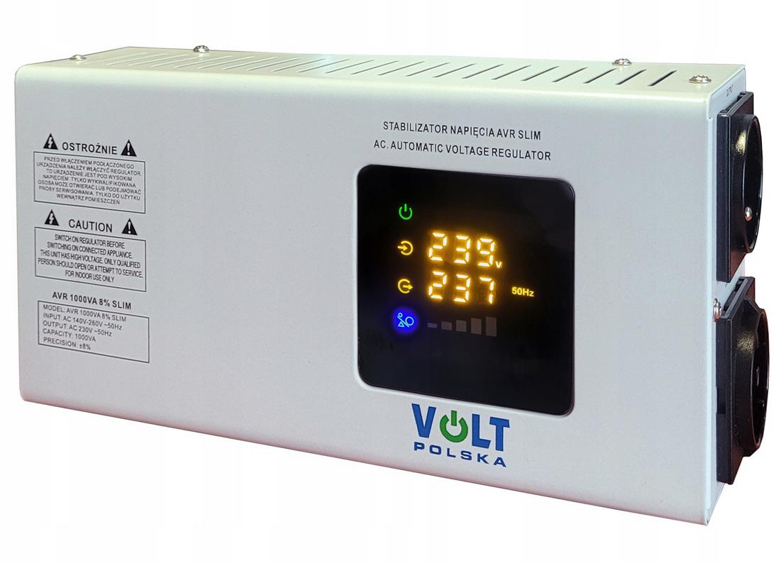 Stabilizator napięcia Volt Polska AVR 1000VA Slim - obrazek 6