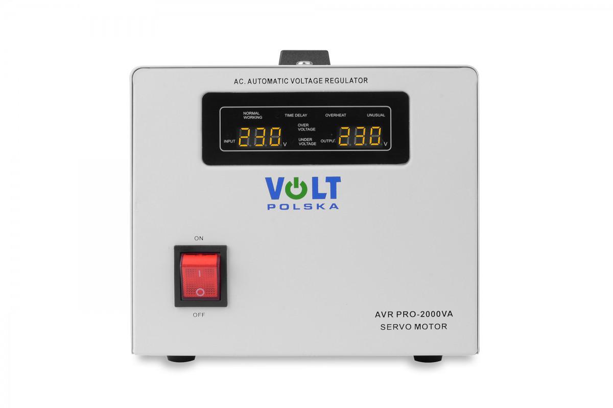 Stabilizator napięcia Volt Polska AVR Pro 2000VA 3% Servo - obrazek 2