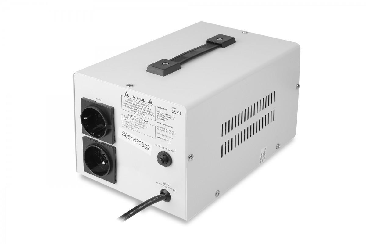 Stabilizator napięcia Volt Polska AVR Pro 2000VA 3% Servo - obrazek 3